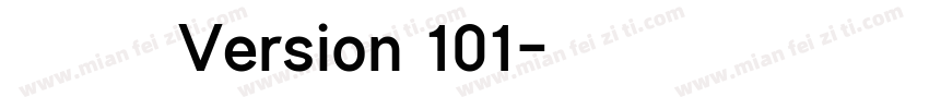 京东朗正体Version 101字体转换